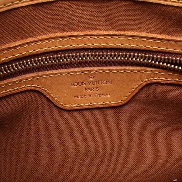 LOUIS VUITTON Authentic Brown Monogram Leather Bag - Picture 5 of 8